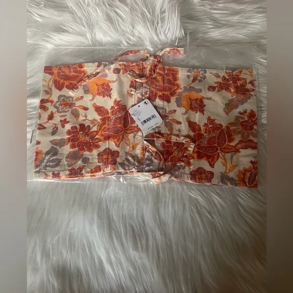 NWT Free People Summer Of Love Bandeau Bralette In Natural