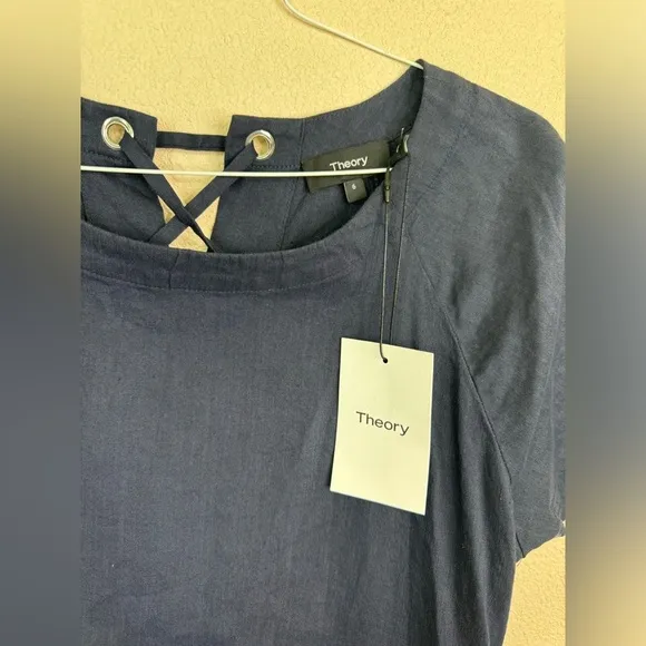 NWT Theory Raglan Lace Back Caliver Dress size 6