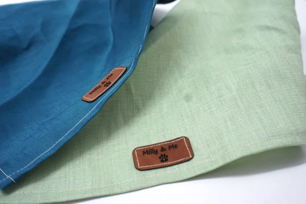 Ocean Pearl - Pure Linen Bandana