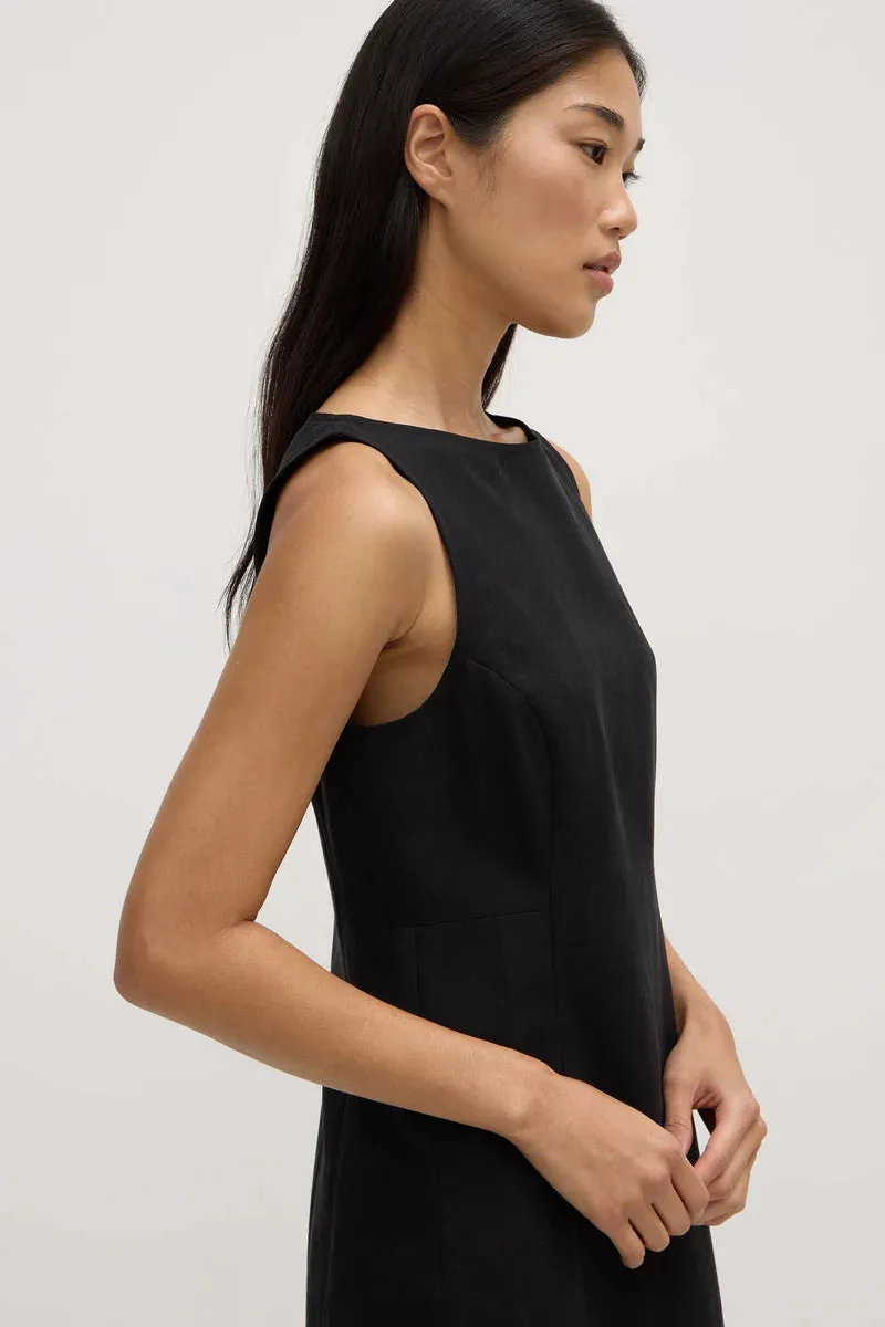 Octavia Mini Dress - Black