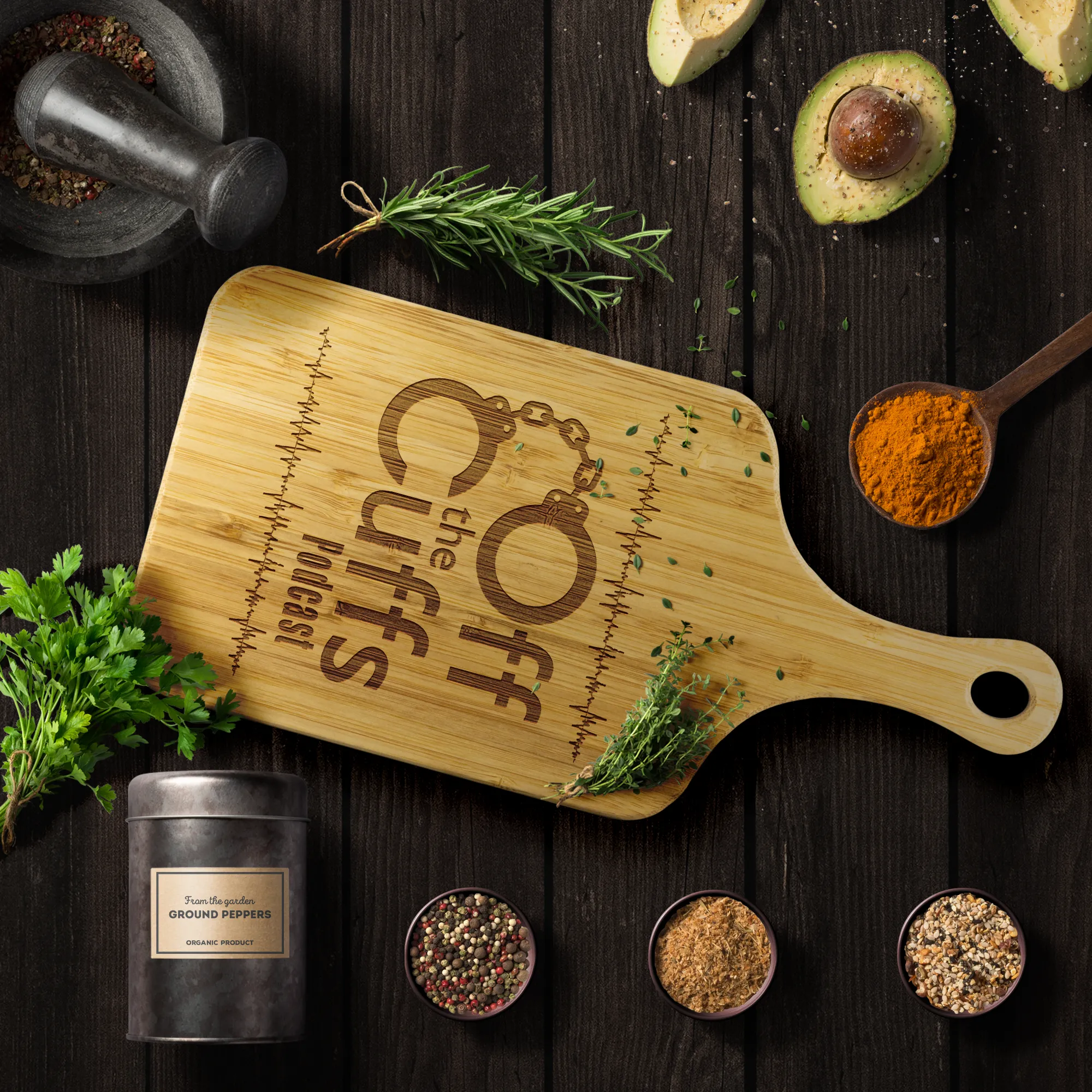 Off The Cuffs "Cutting board"