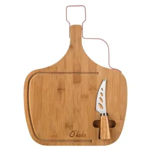 O'lala 28cm Bamboo Cheese Board & Knife SK-9435