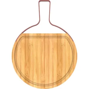 O'lala Bamboo Sphere Cutting Board With Stainless Steel Handle, 42cm SK-9428