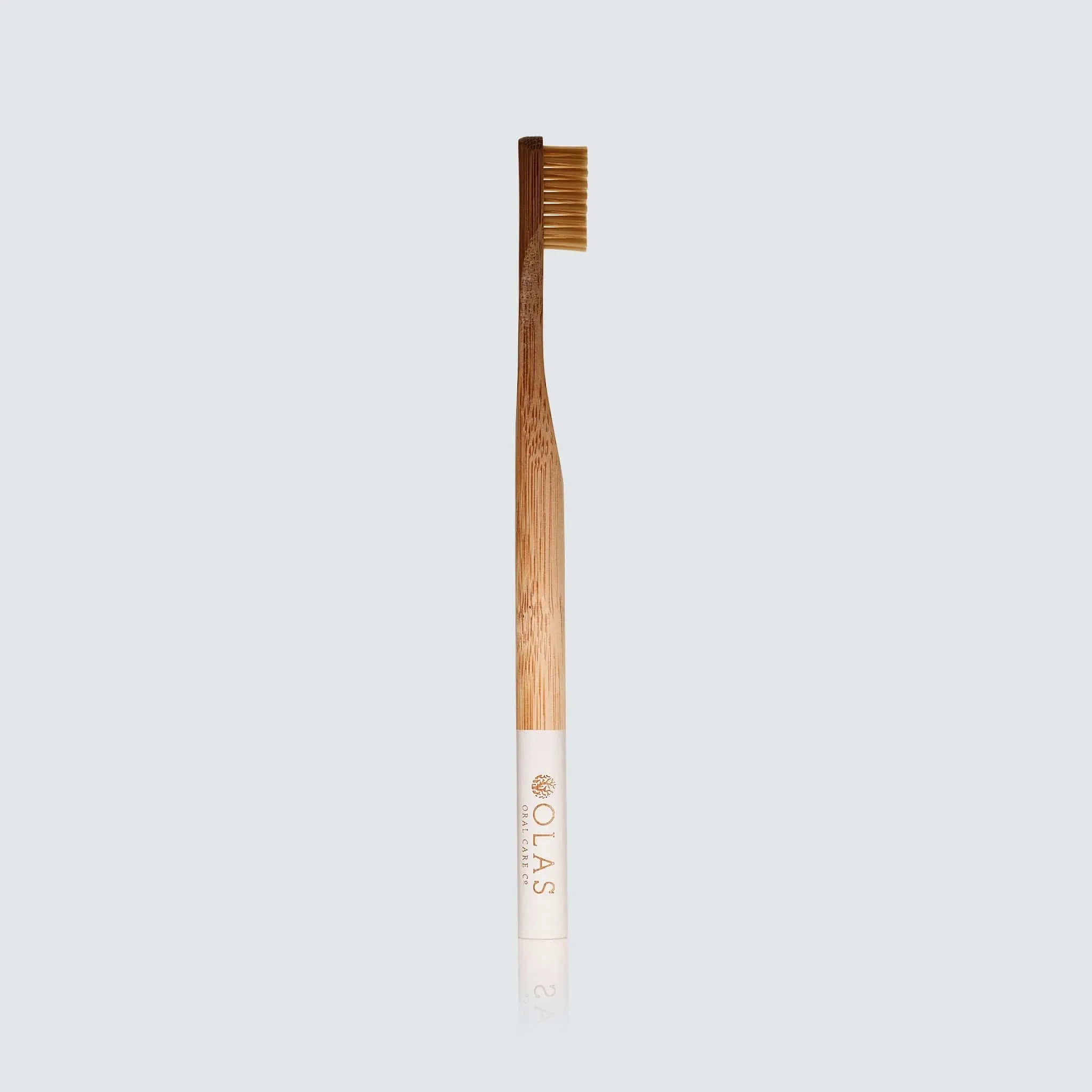 OLAS Toothbrush Natural - White Handle (6-pack)