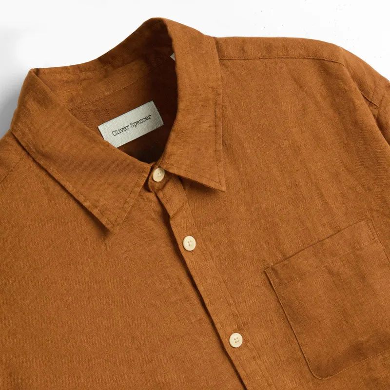 OLIVER SPENCER New York Special Shirt Bridford in Orange