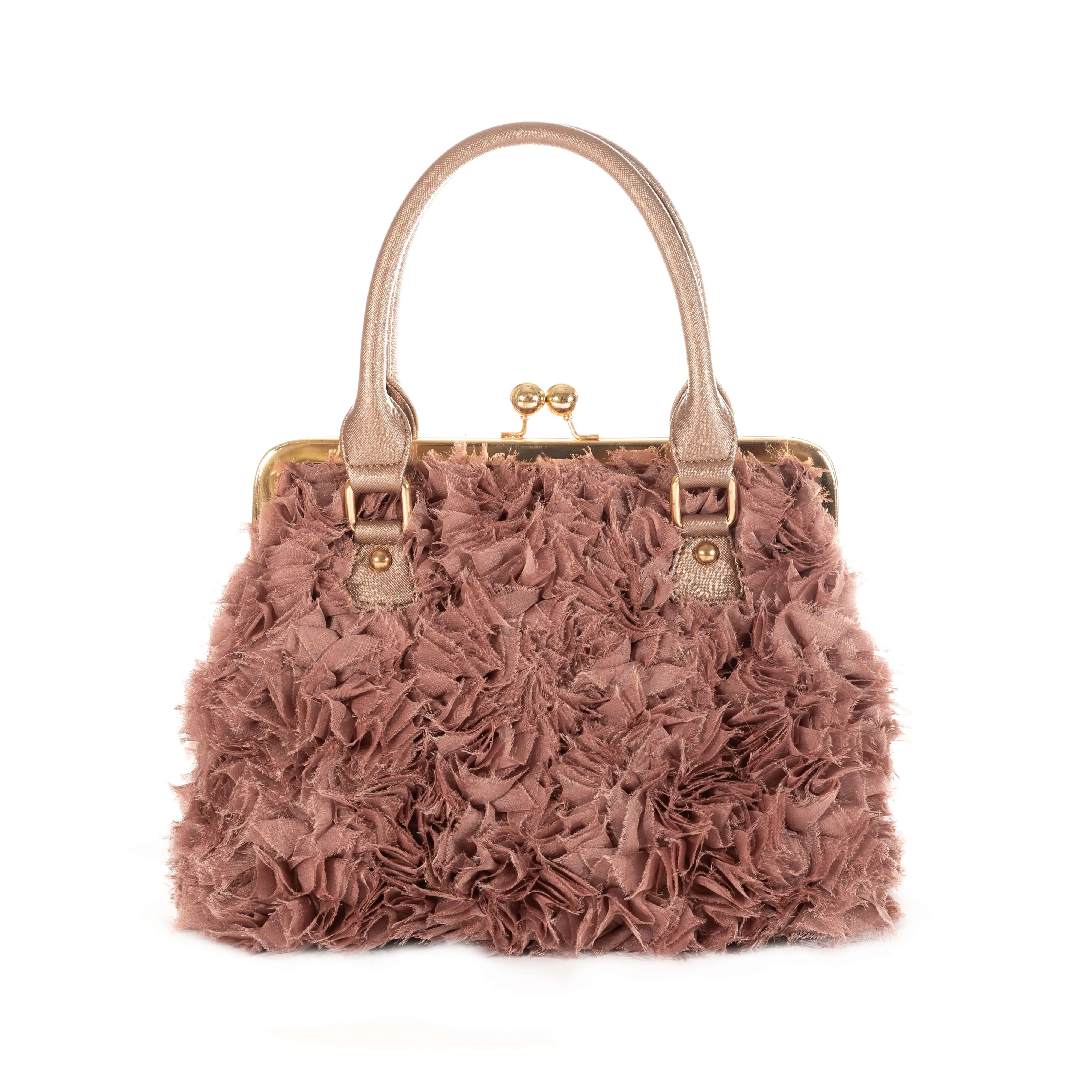Onion Pink Ruffle | Party Purses