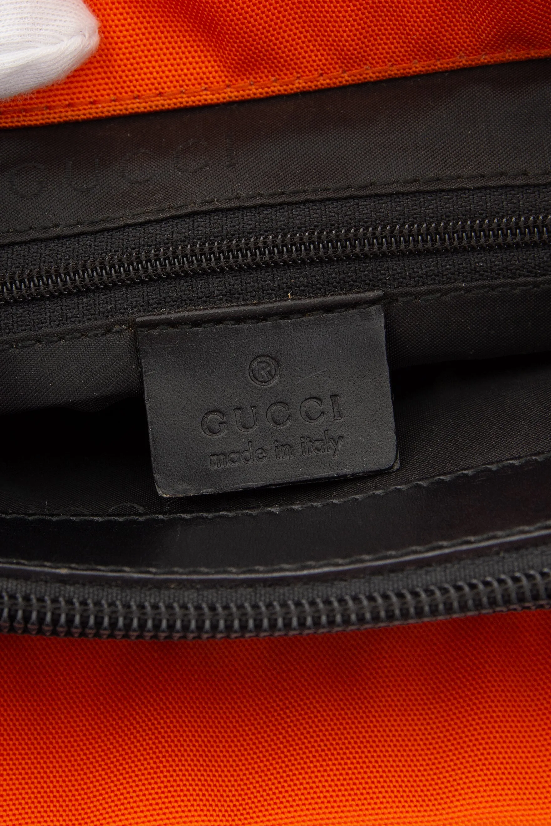 Orange Bamboo Bag