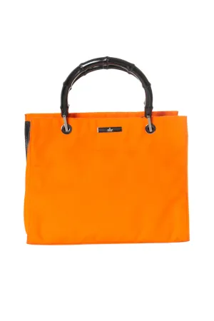 Orange Bamboo Bag
