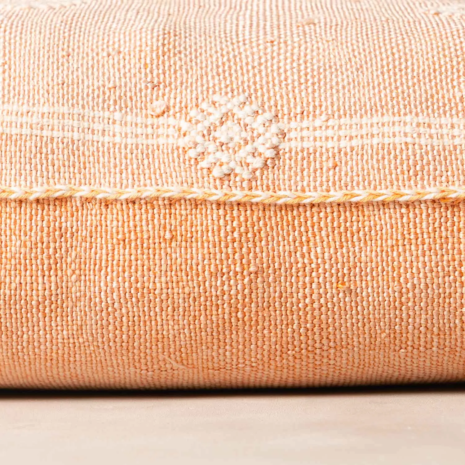 Orange  Cactus silk pillow cover