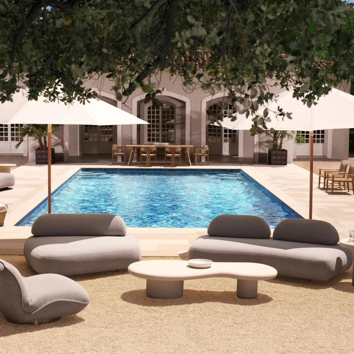 Outdoor Sofa Residenza - Mauritius Grey
