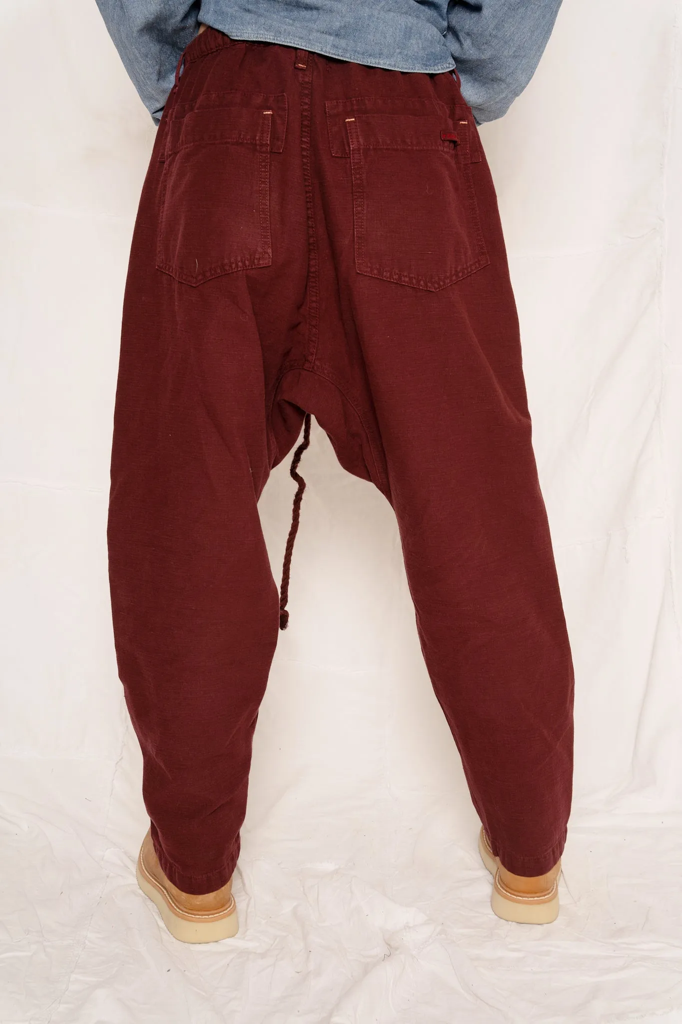 P38 Linen/Cotton Deep Burgundy