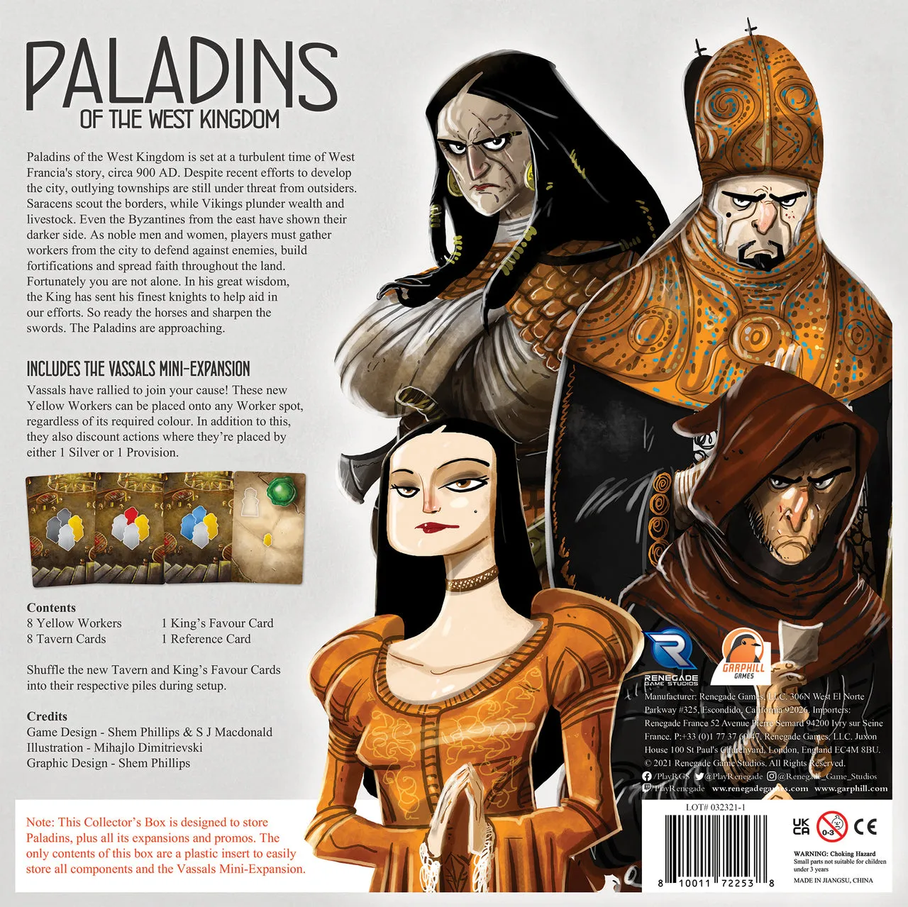Paladins of the West Kingdom Collectors Box w/ Mini Expansion!
