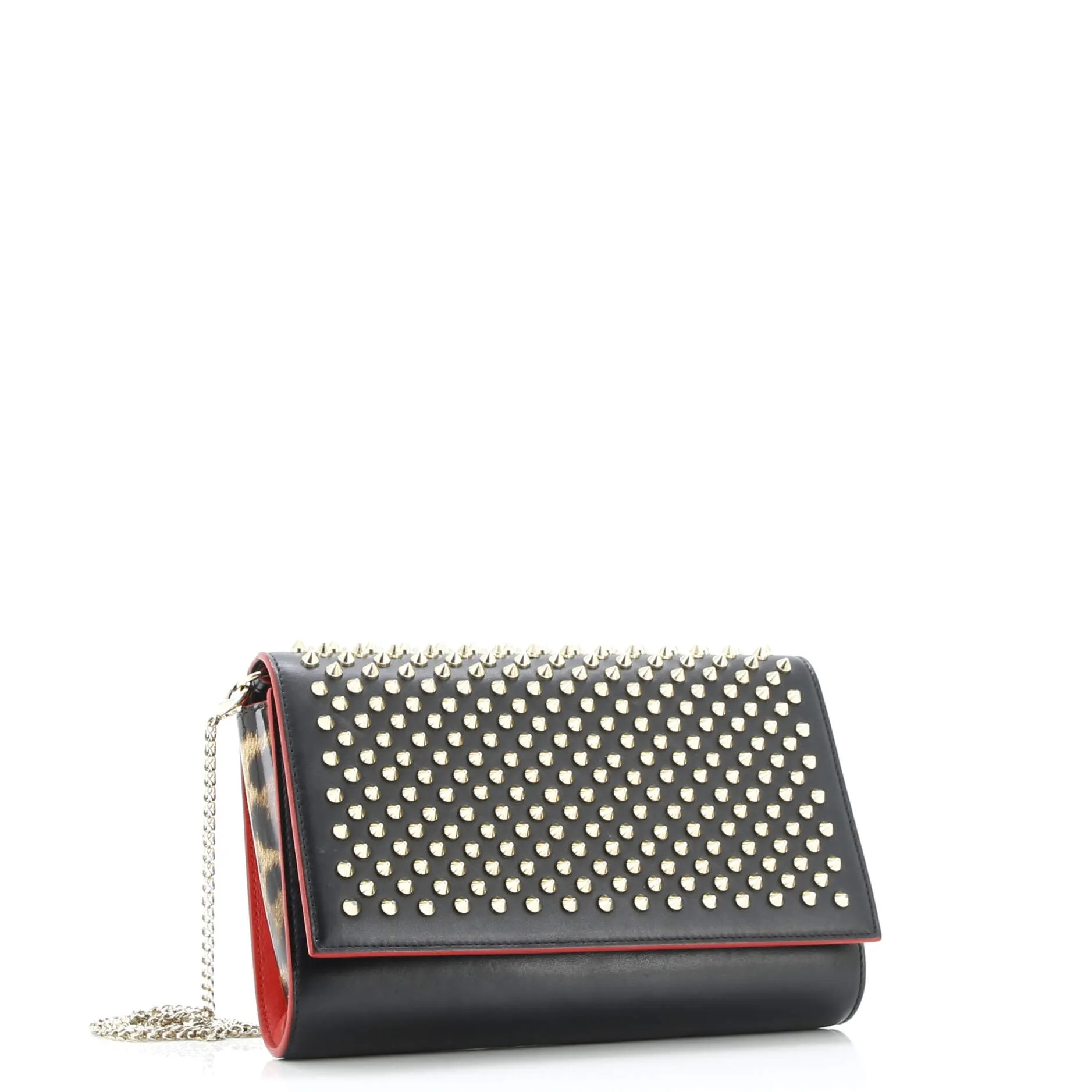 Paloma Clutch Spiked Leather