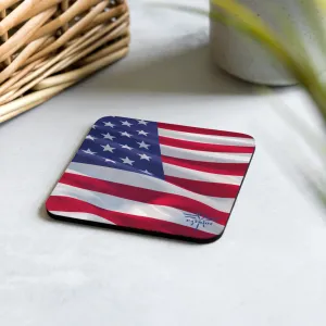 PATRIOT RWB Flag coaster