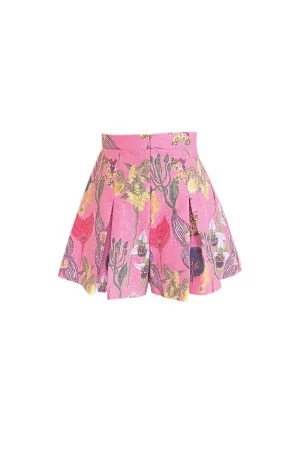 PERLA SHORT IN BOTANICA PINK PRINT