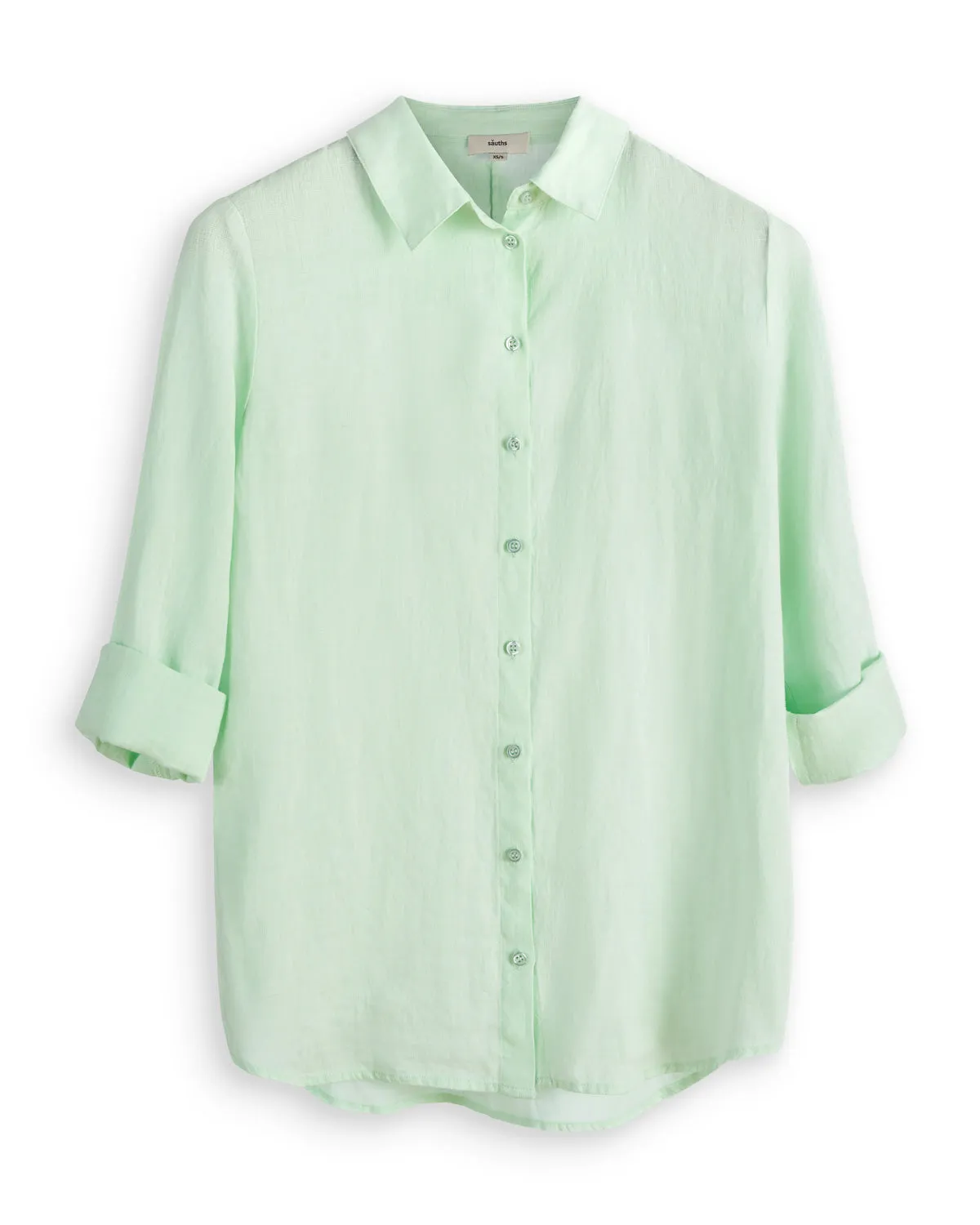 Petra - Linen Shirt in Mint
