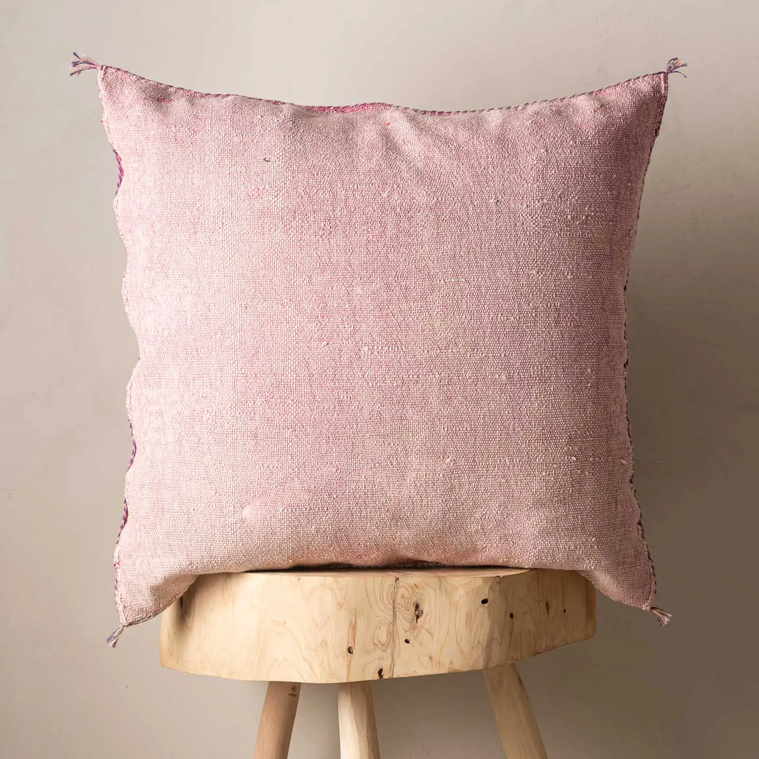 Pink Cactus silk pillow cover