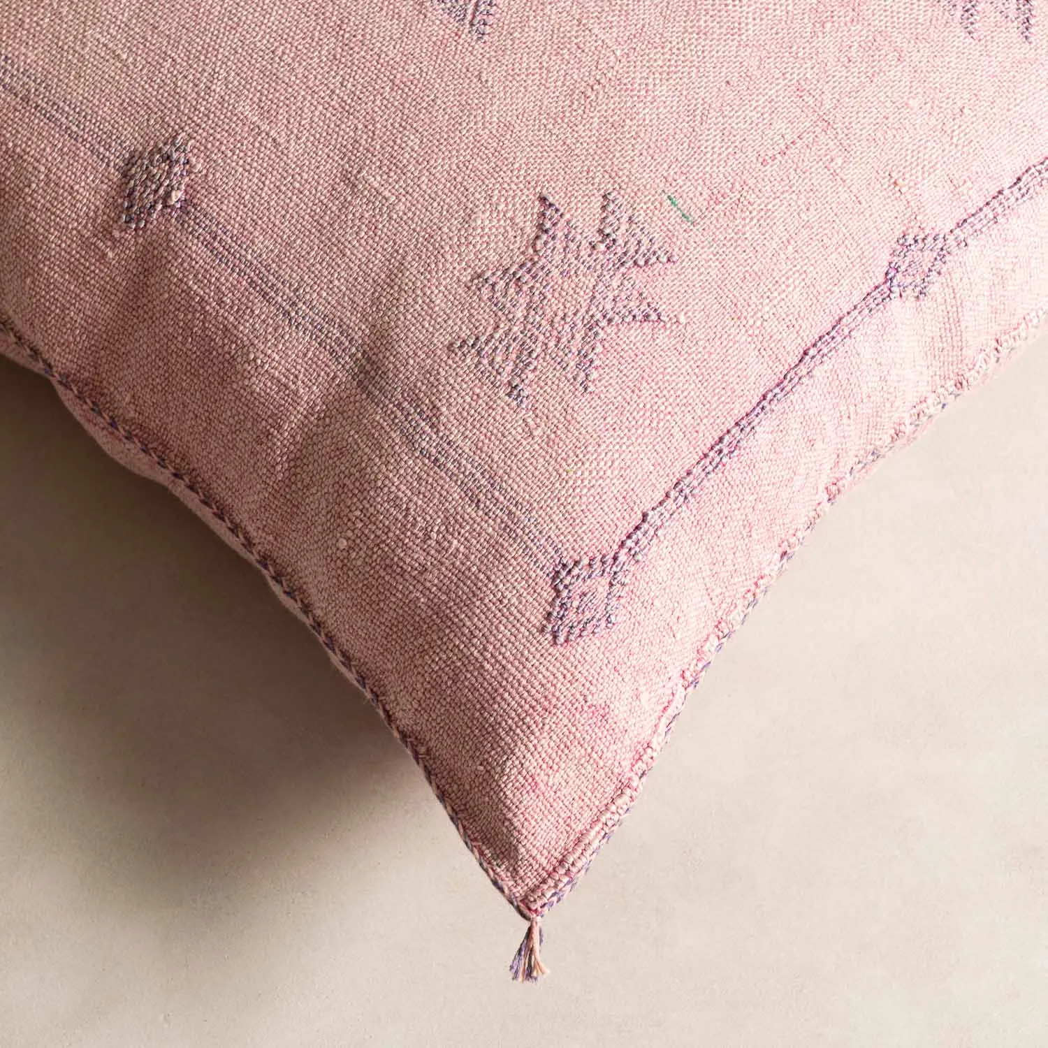 Pink Cactus silk pillow cover