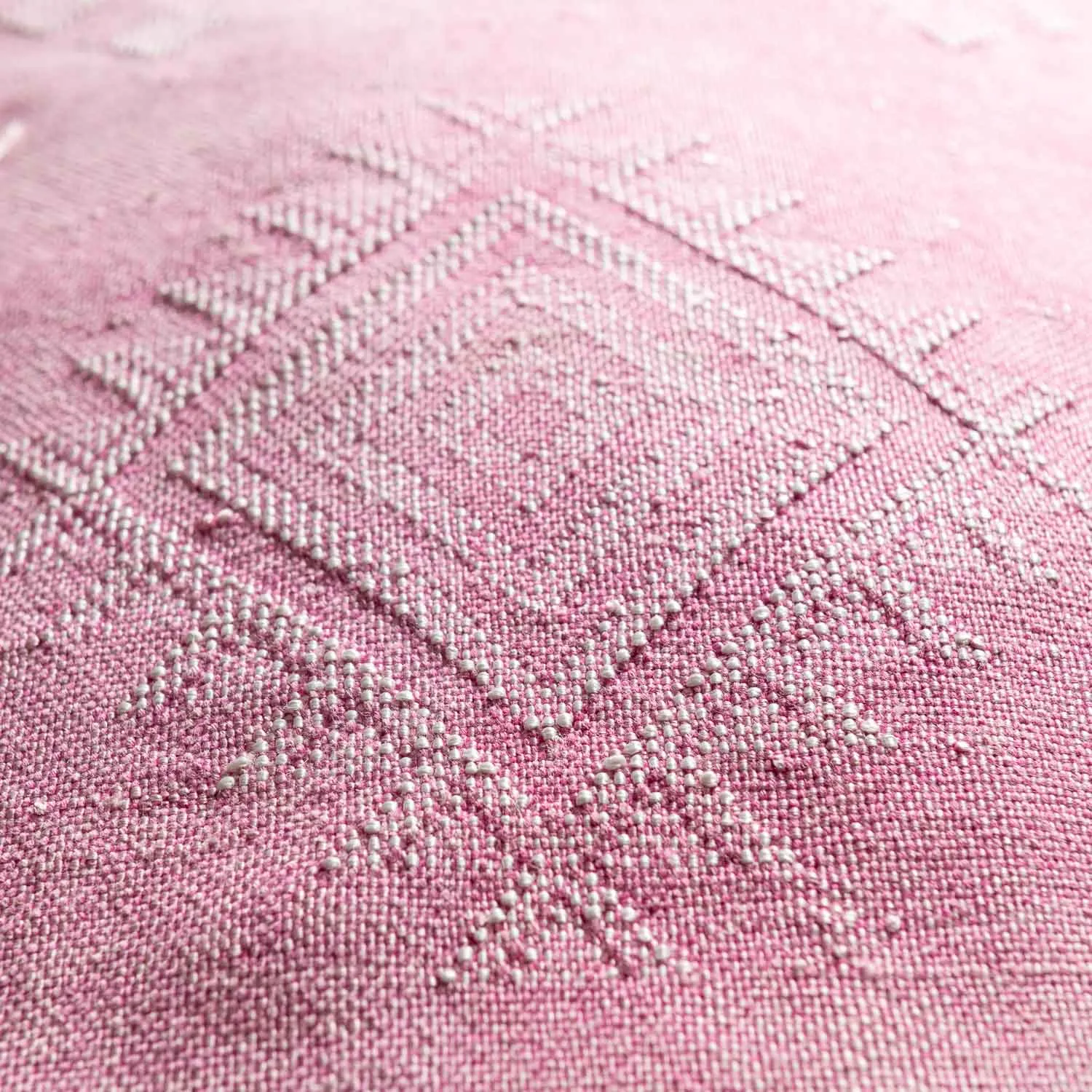 Pink Cactus silk pillow cover