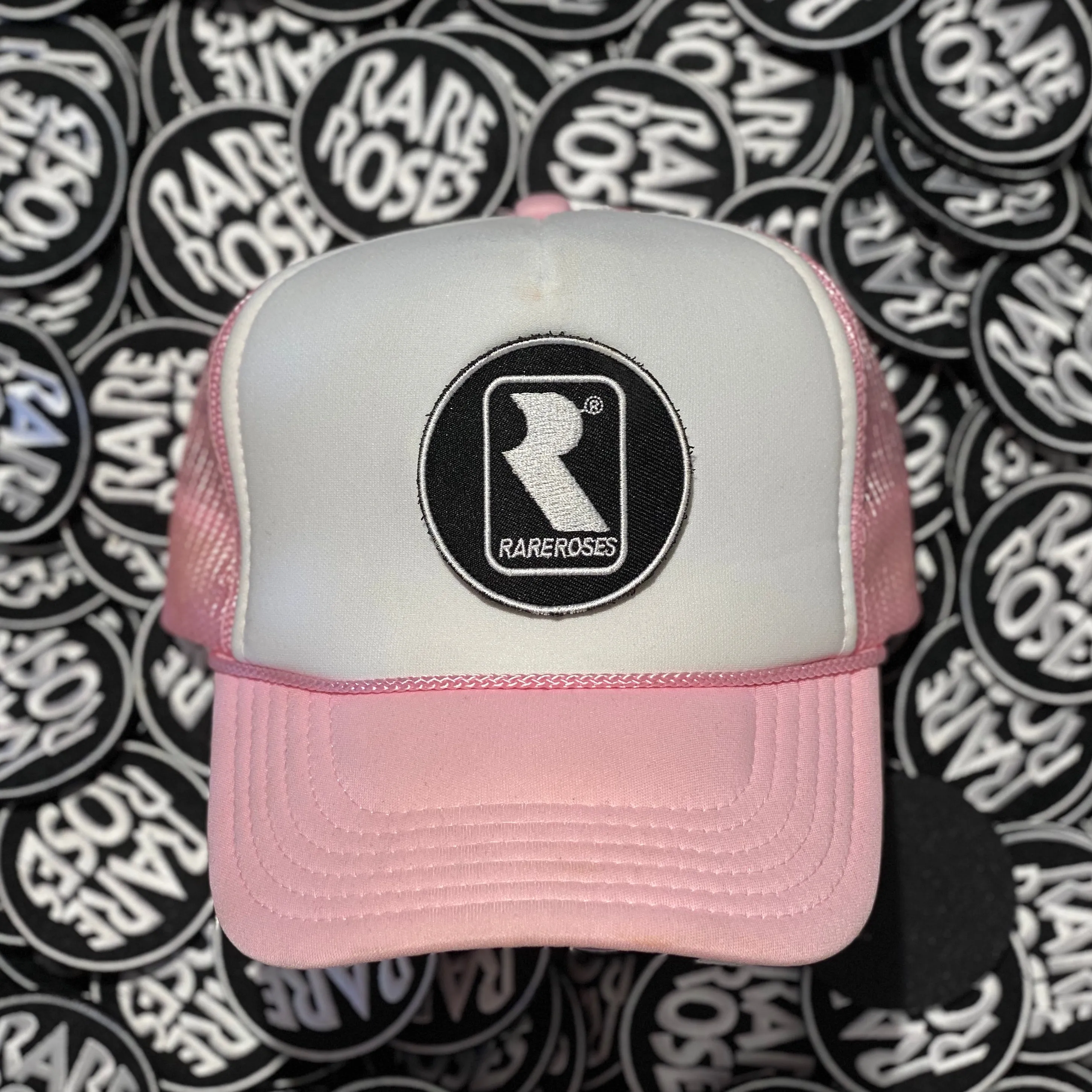 Pink Convertible Trucker