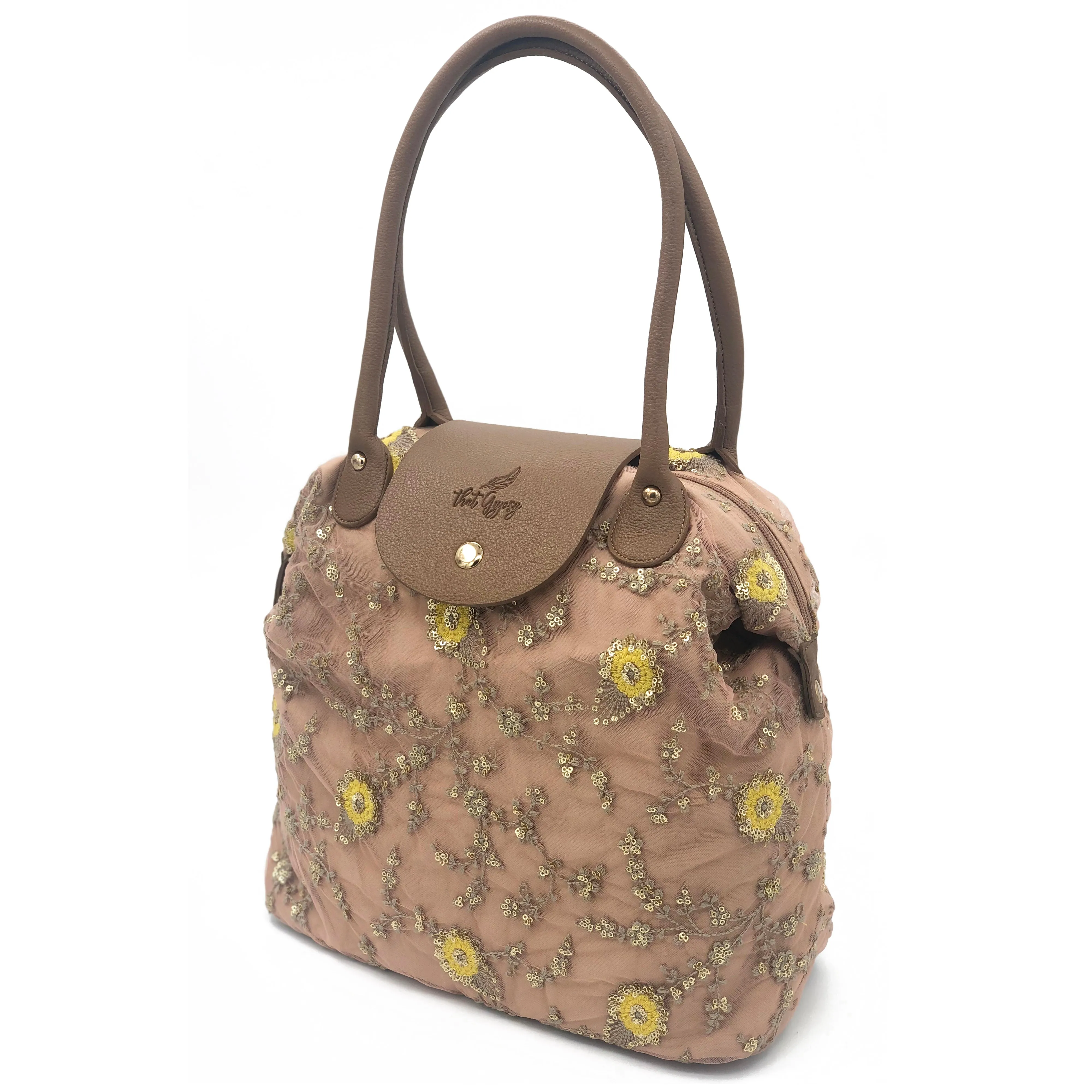 Pink Gold Haven | Lace Bag