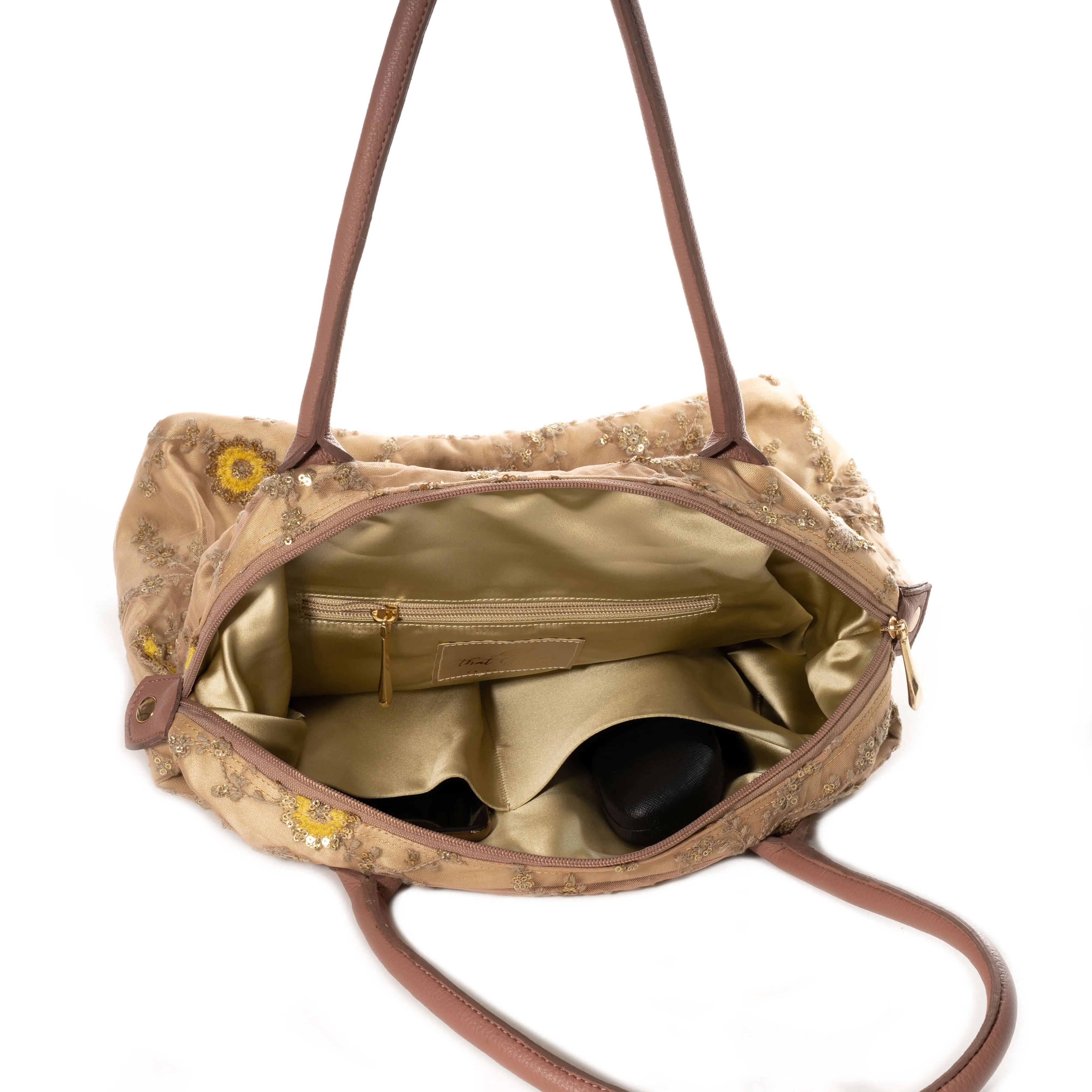 Pink Gold Haven | Lace Bag