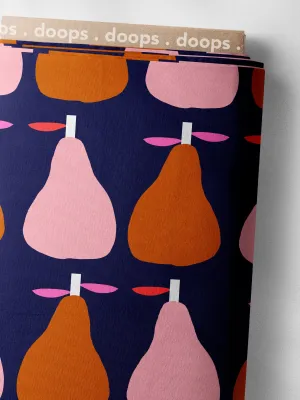 Pink Pear organic cotton linen