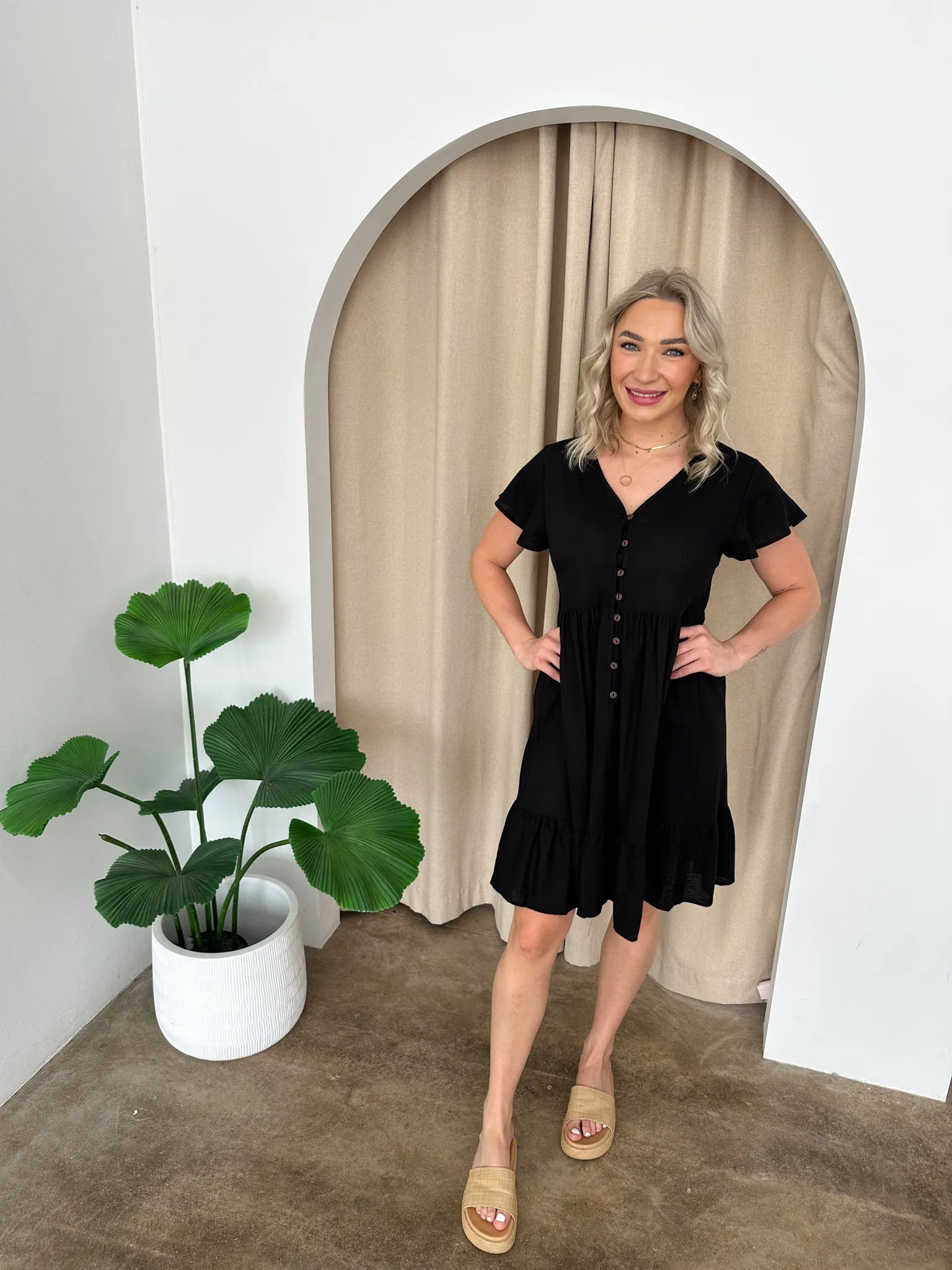 Polly Dress -Black