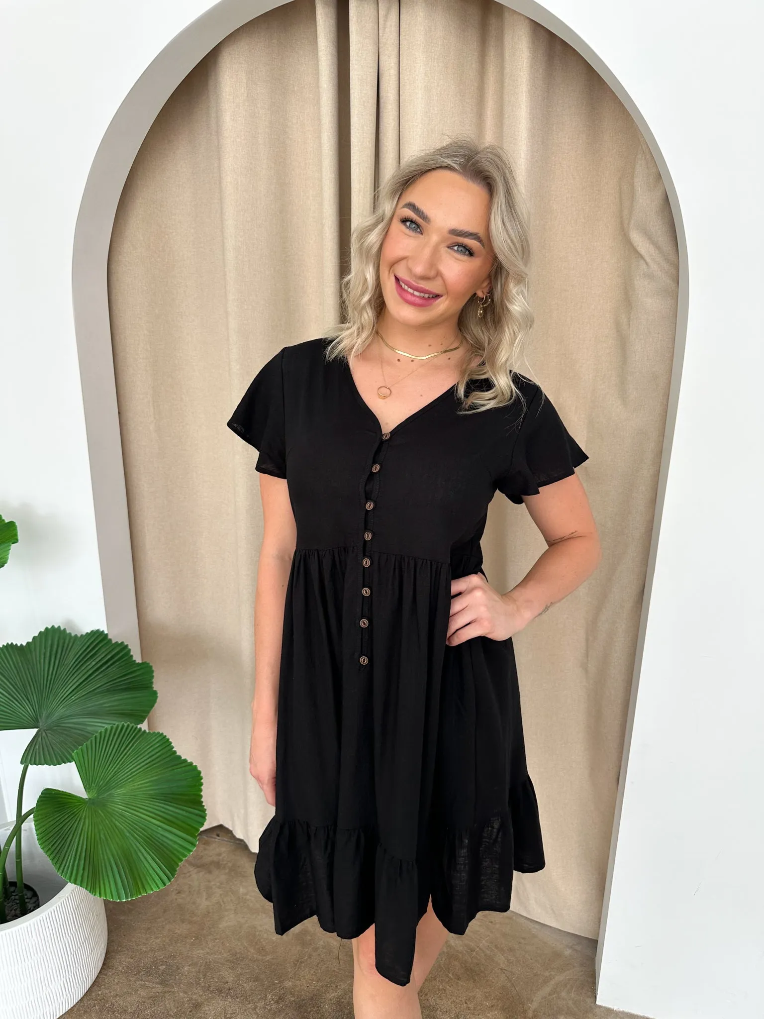 Polly Dress -Black