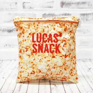 Popcorn Personalized Reusable Food Bag