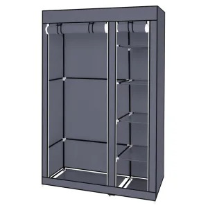 Portable Clothes Closet Wardrobe - 67" Gray