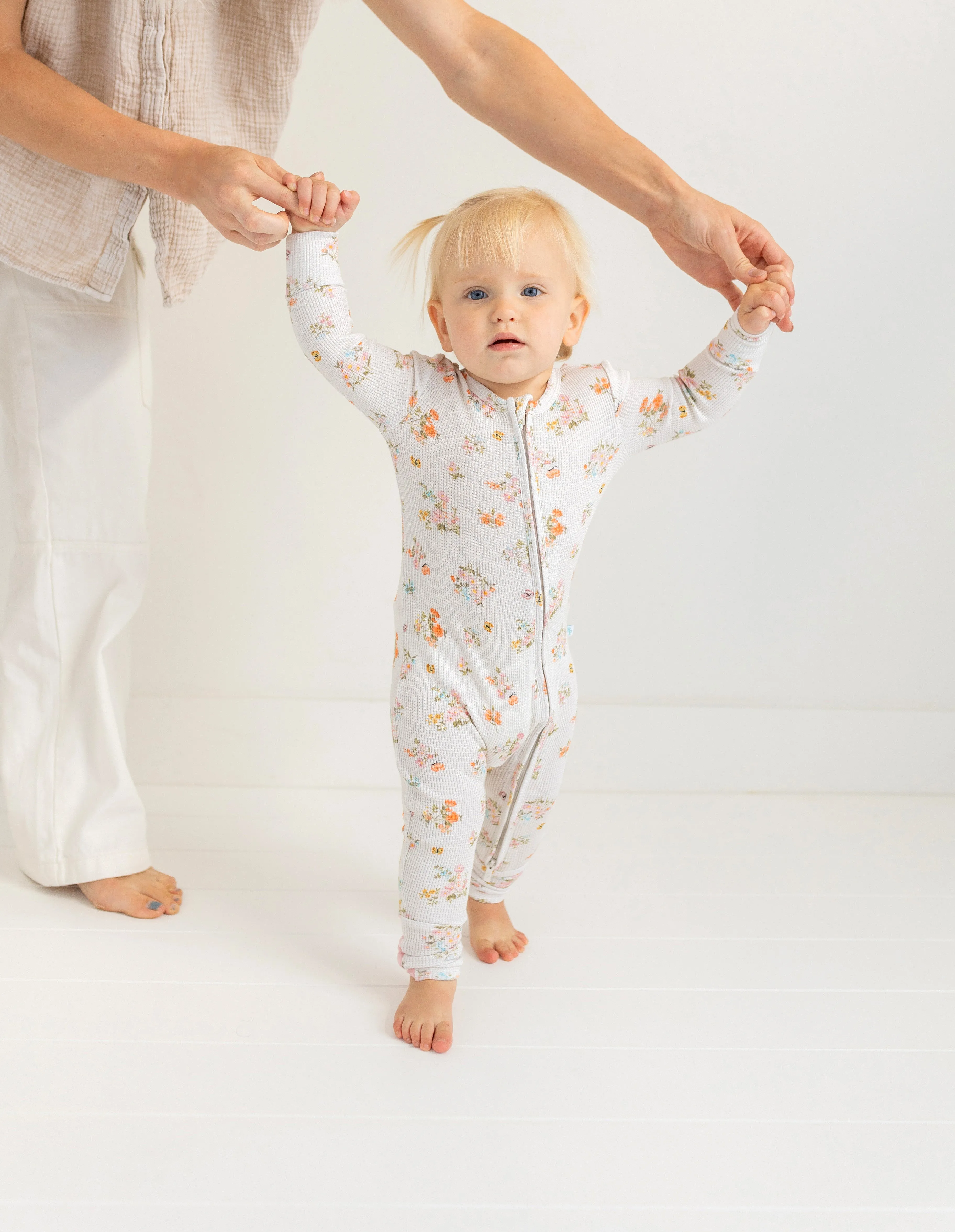 Posh Peanut Convertible Romper Zippered One Piece in Clemence