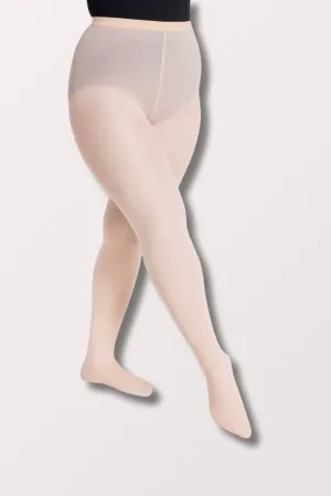 Professional Mesh Transition Tights with Seams - Classical Pink