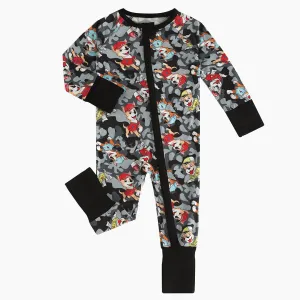 Puppy Rescue Bamboo Pajama Convertible Footed Pajamas