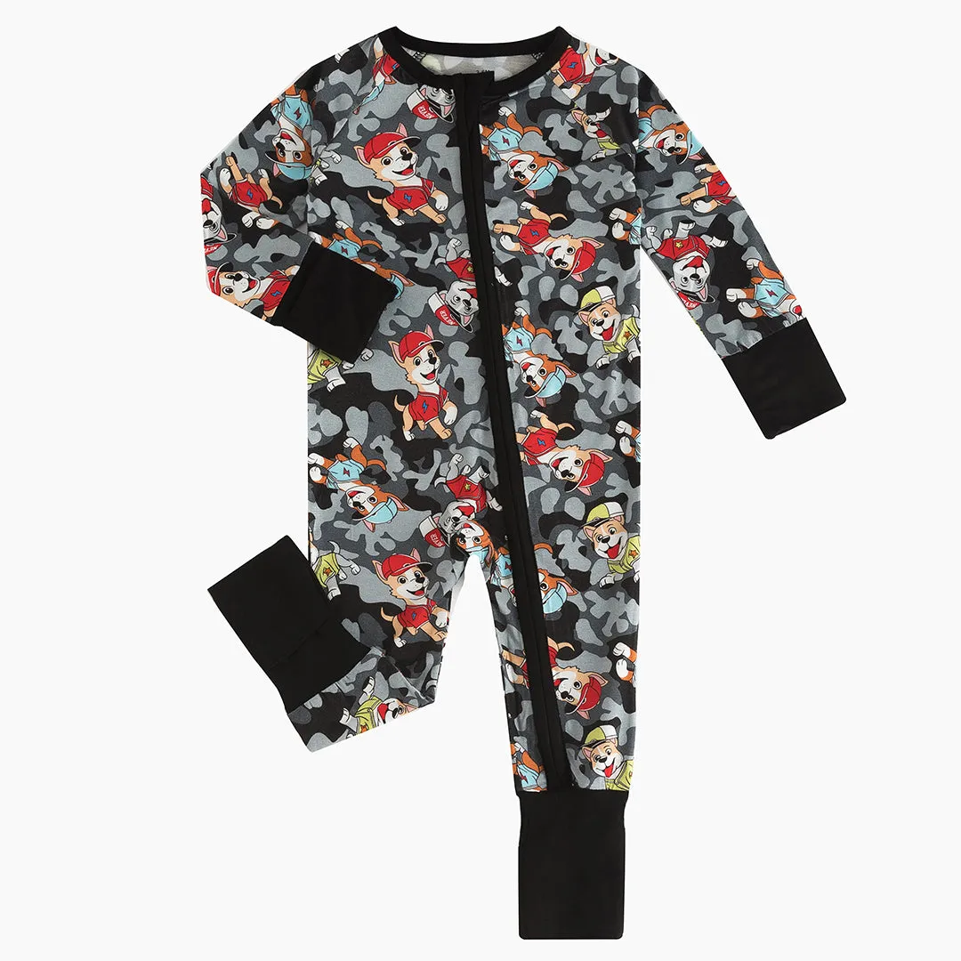 Puppy Rescue Bamboo Pajama Convertible Footed Pajamas