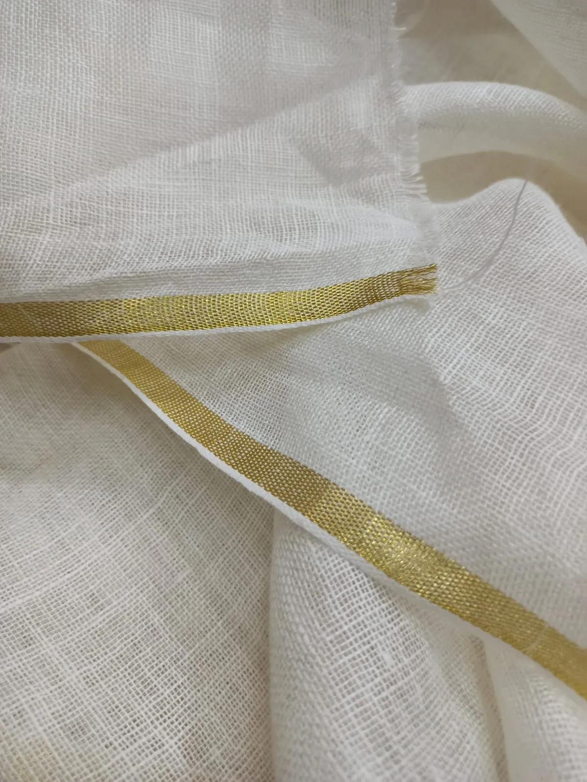 Pure Linen By Linen Gauze Fabric
