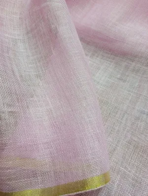 Pure Linen By Linen Gauze Fabric