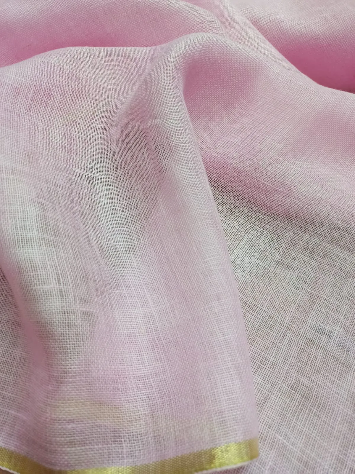 Pure Linen By Linen Gauze Fabric