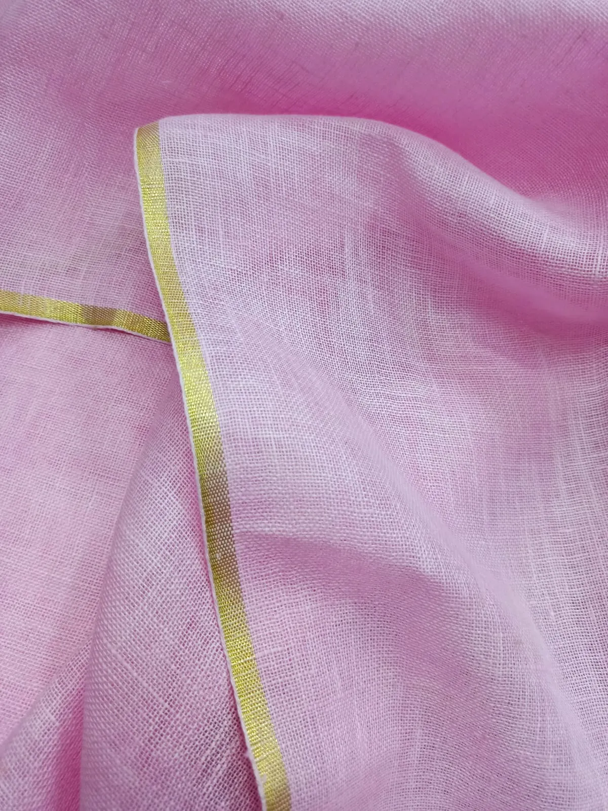 Pure Linen By Linen Gauze Fabric