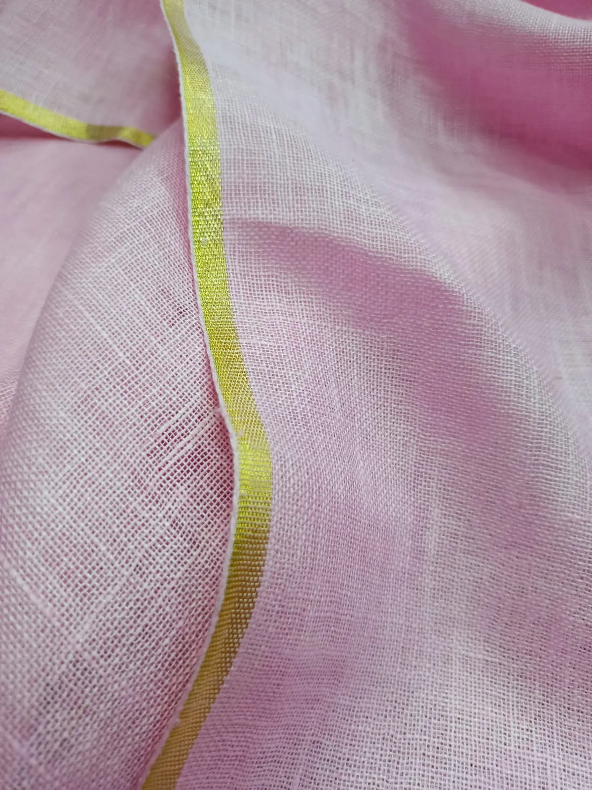 Pure Linen By Linen Gauze Fabric
