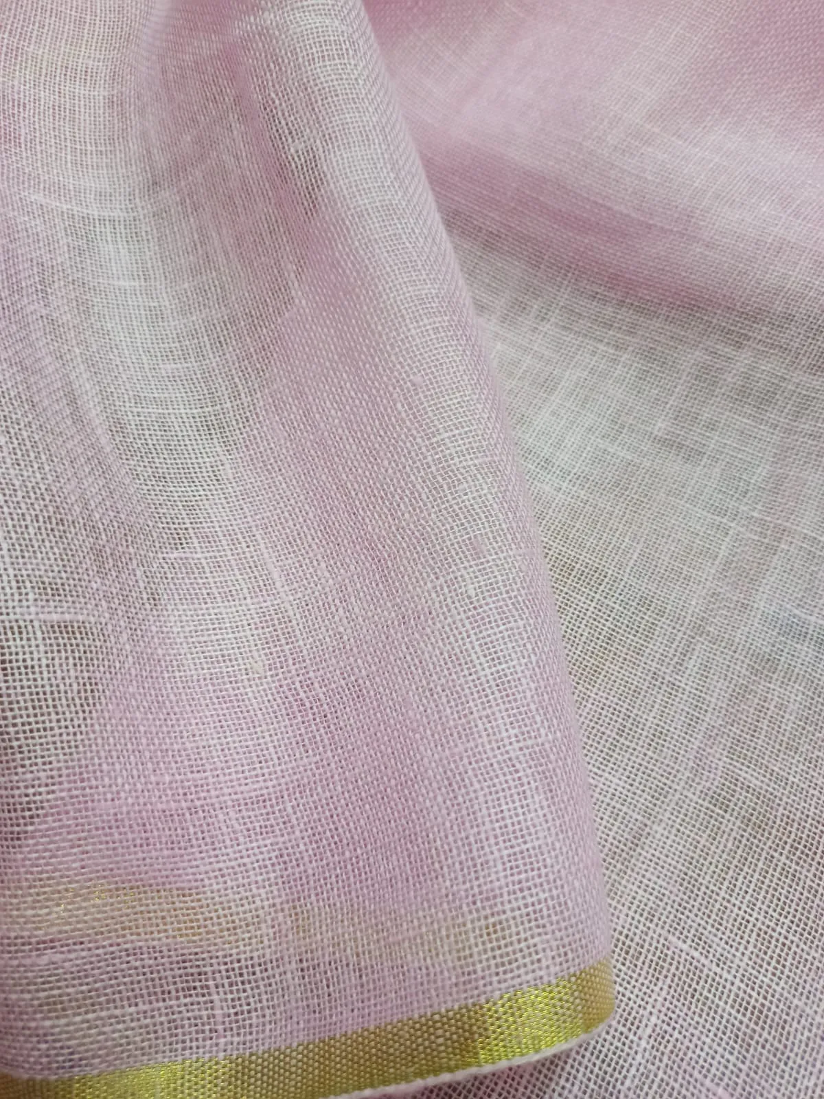 Pure Linen By Linen Gauze Fabric