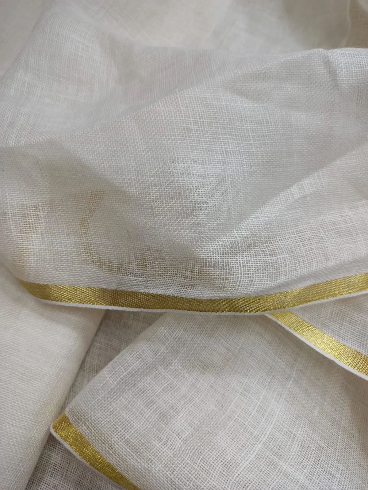Pure Linen By Linen Gauze Fabric
