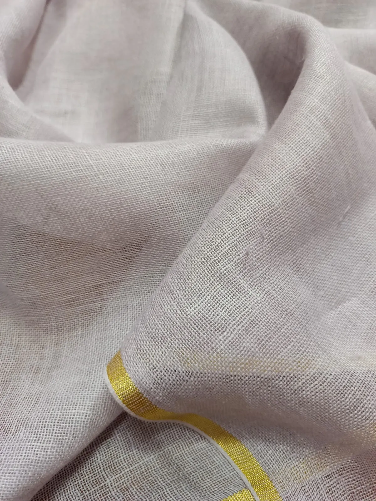 Pure Linen By Linen Gauze Fabric