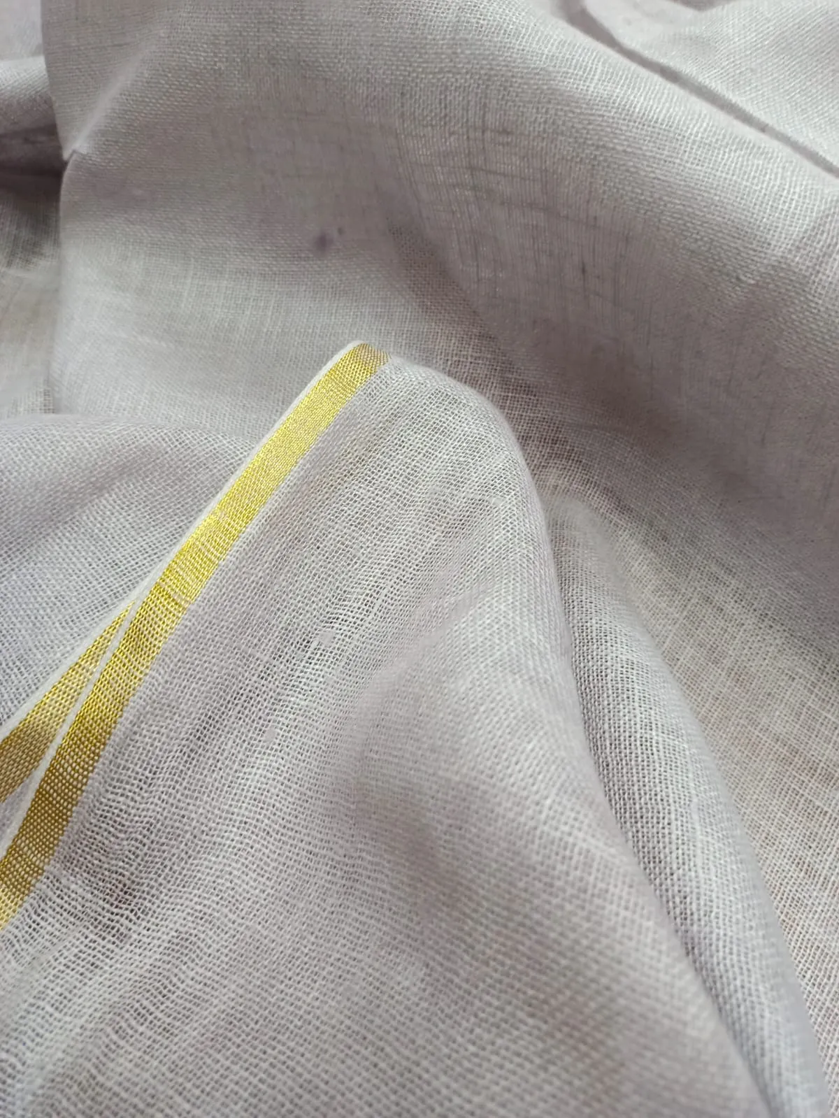 Pure Linen By Linen Gauze Fabric