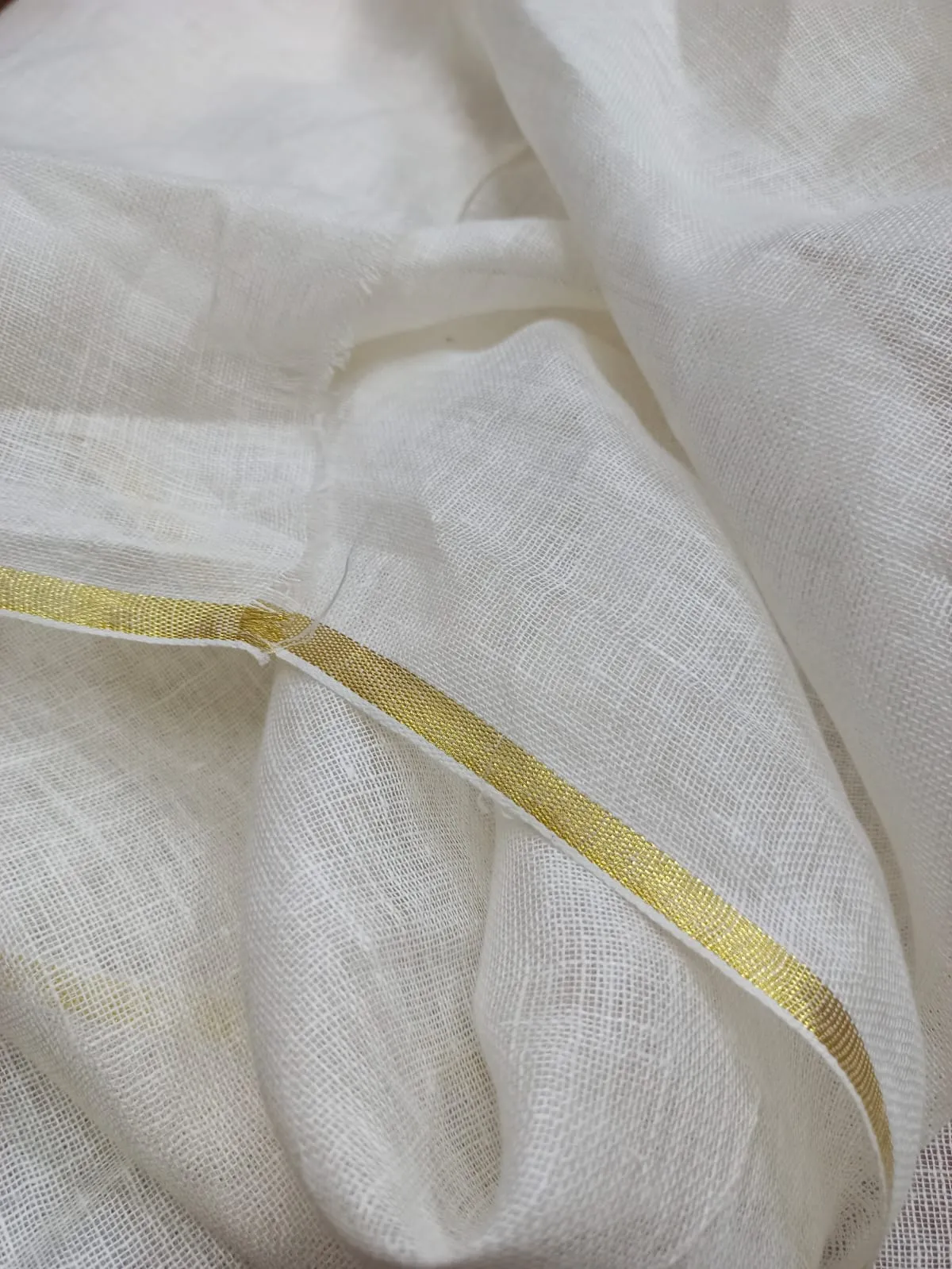 Pure Linen By Linen Gauze Fabric