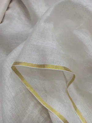 Pure Linen By Linen Gauze Fabric