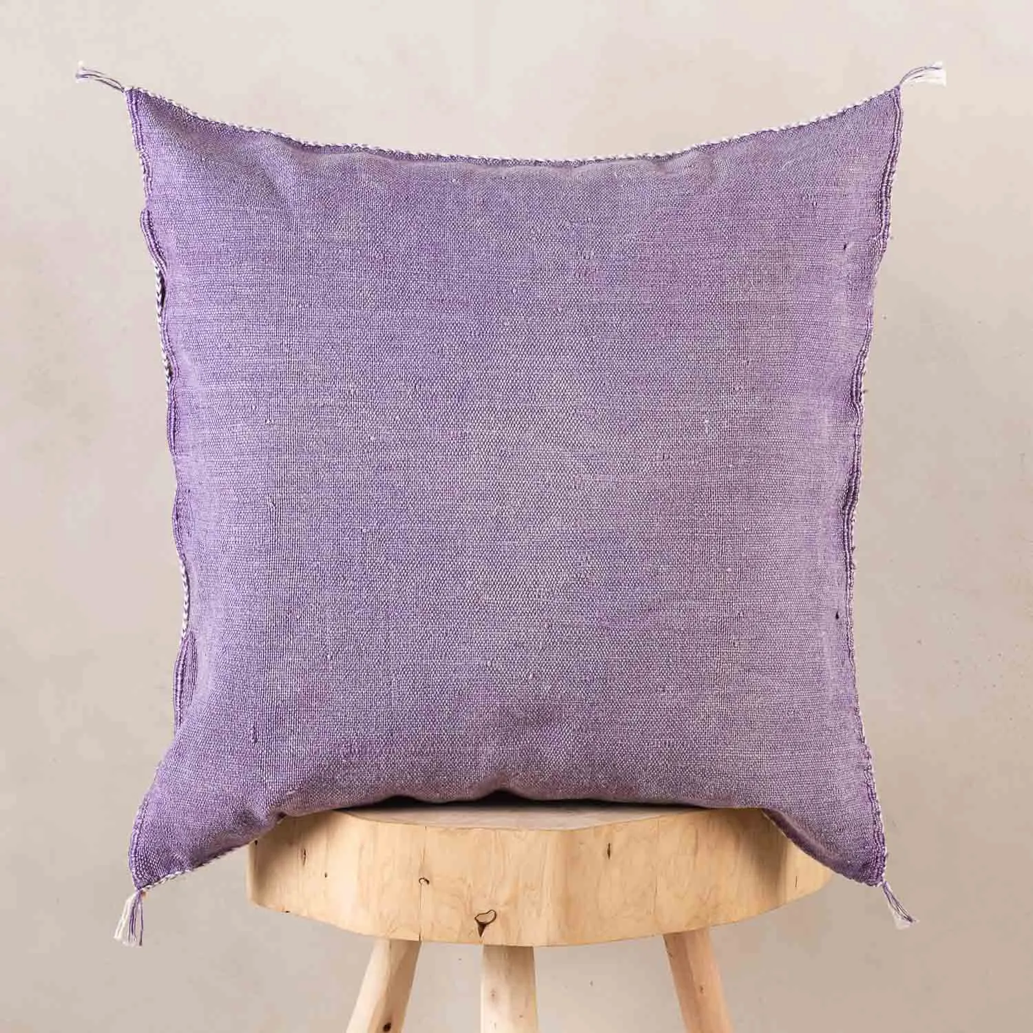 Purple Cactus silk pillow cover
