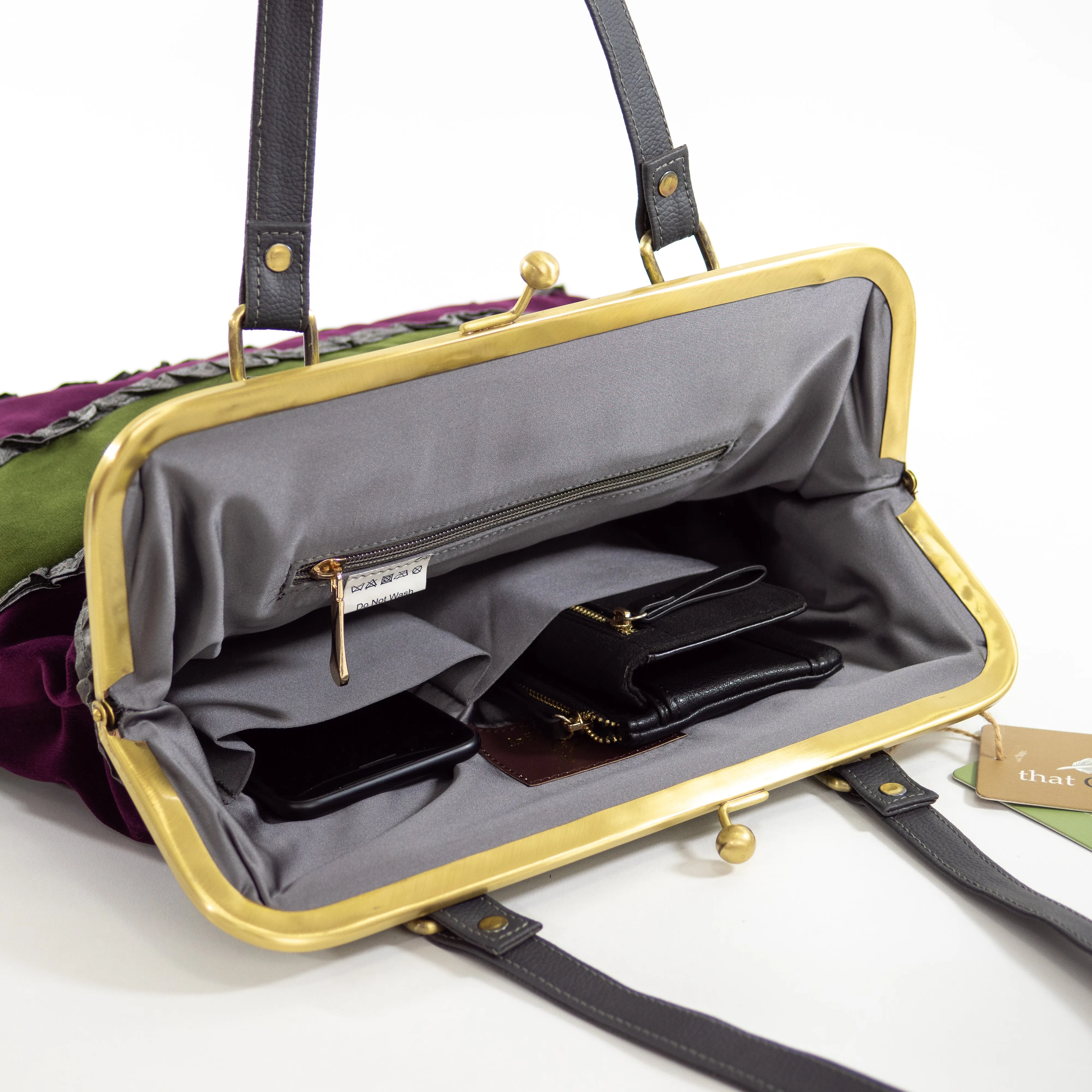 Purple Forest | Boho Frill Bag