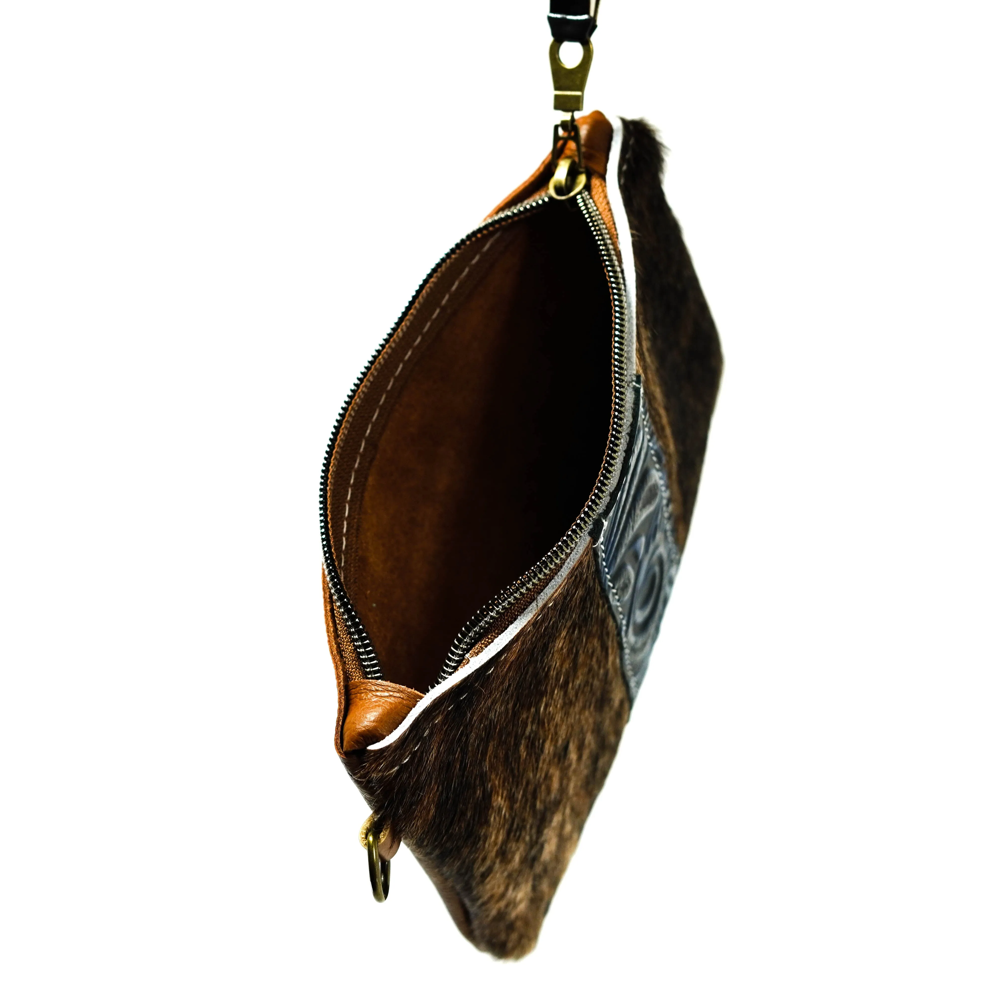 Purse Organizer - Black & Tan w/ Midnight Caracole
