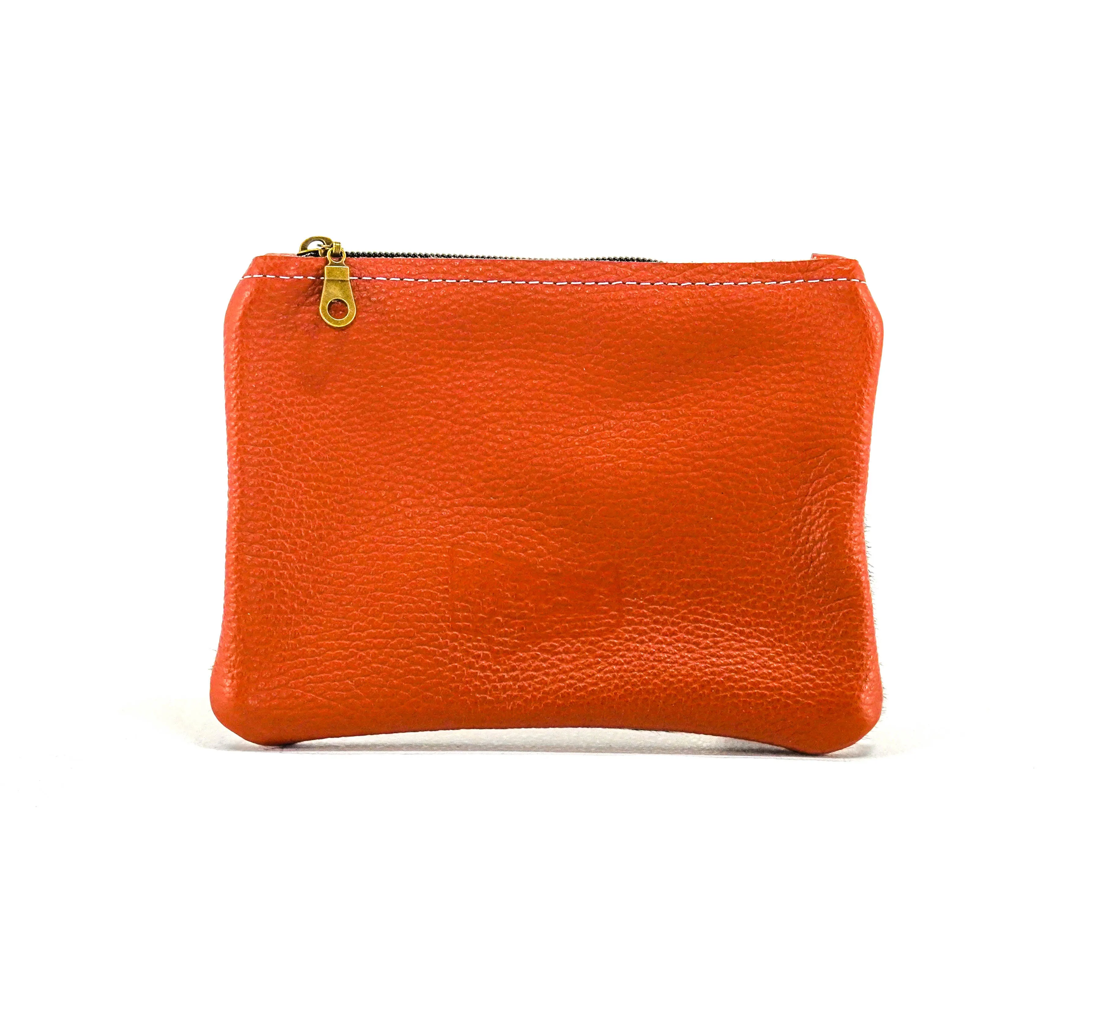 Purse Organizer - Red Brindle w/ Evergreen tool